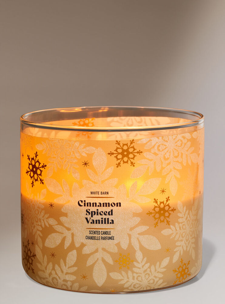 Cinnamon Spiced Vanilla 3-Wick Candle Image 1
