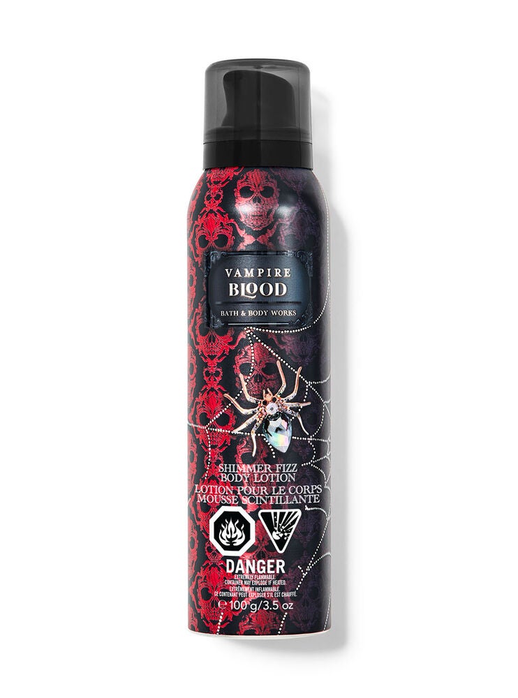 Vampire Blood Shimmer Fizz Body Lotion Bath and Body Works