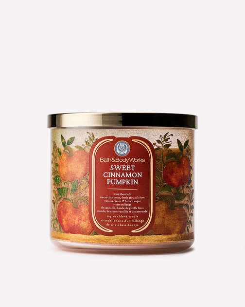 Sweet Cinnamon Pumpkin 3-Wick Candle
