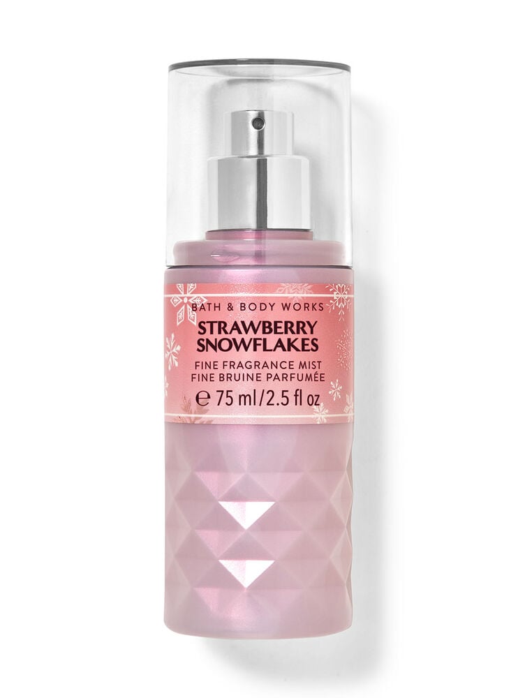 Fine bruine parfumée format mini Strawberry Snowflakes