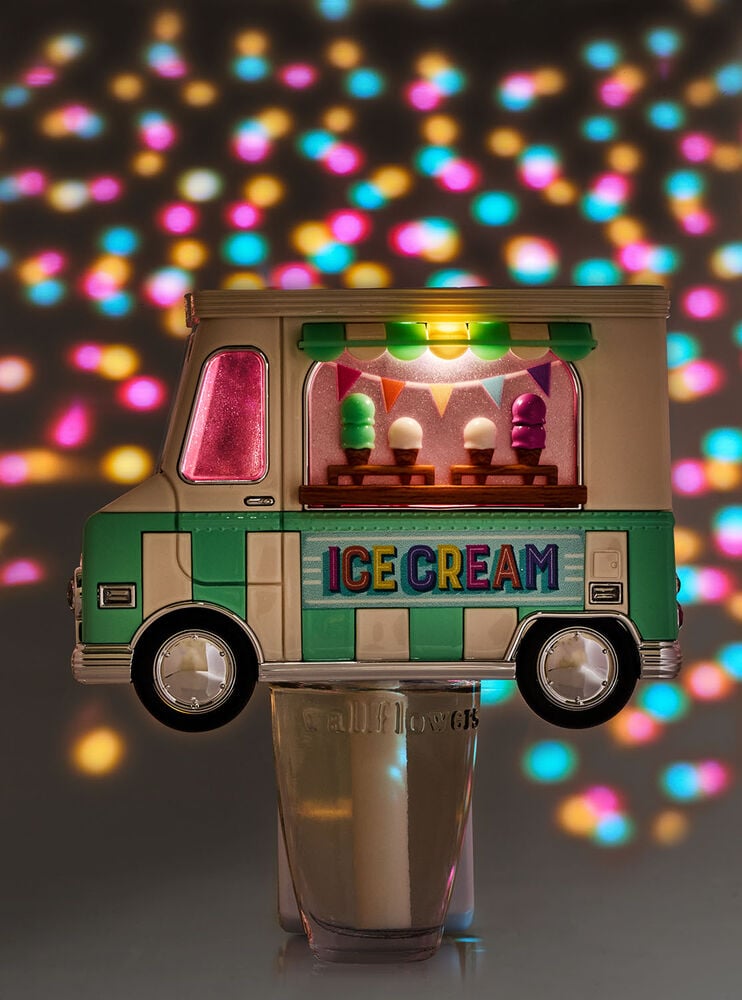 Diffuseur de fragrance Wallflowers veilleuse camion de camion de crème glacée avec projection de confettis Image 1
