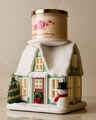 Cozy House Light-Up Pedestal 3-Wick Candle Holder