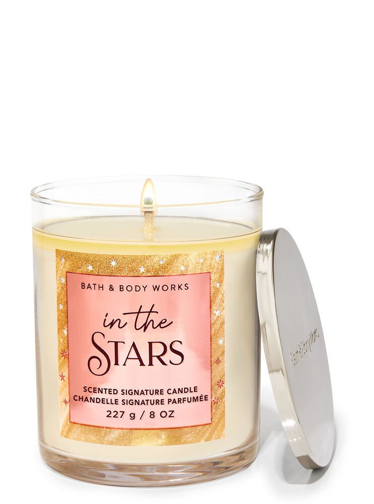In The Stars Signature Single Wick Candle Bath and Body Works