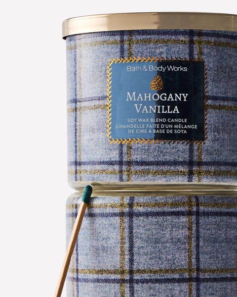 Mahogany Vanilla 3-Wick Candle