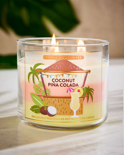 Coconut Piña Colada 3-Wick Candle
