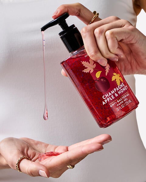 Désinfectant pour les mains avec pompe Champagne Apple & Honey