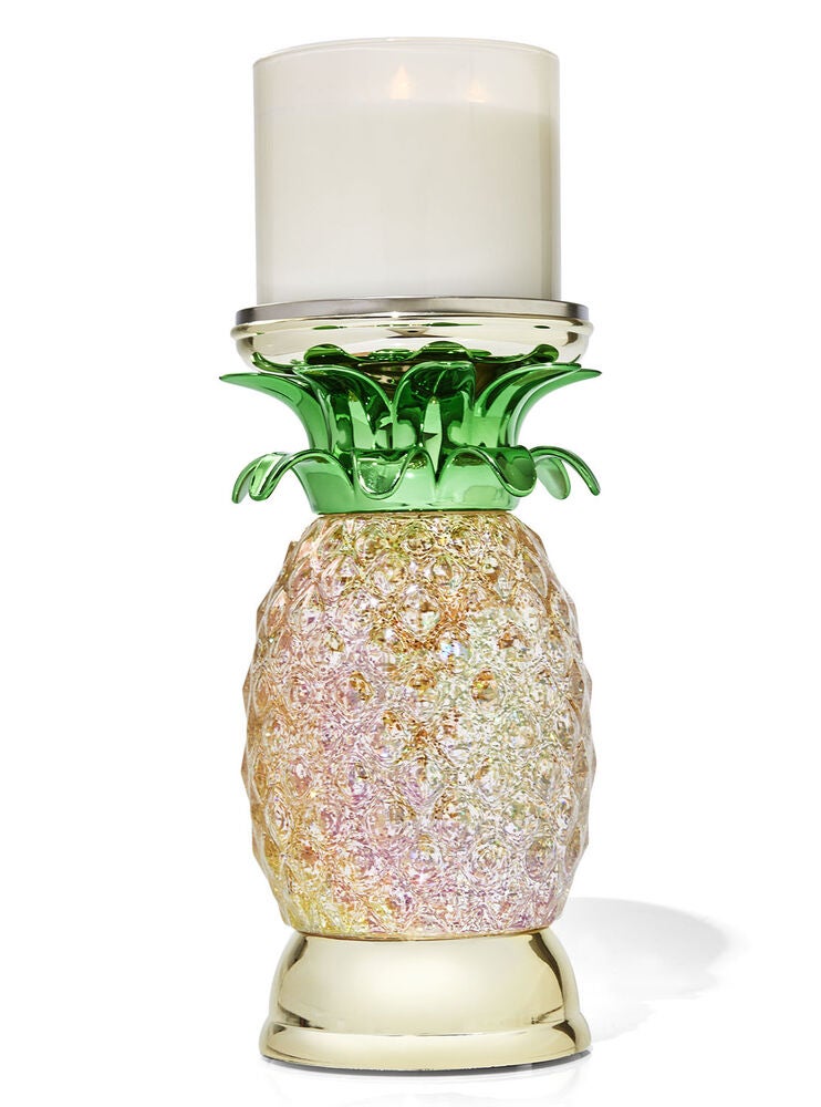 Water Globe Pineapple 3Wick Candle Holder Bath and Body Works