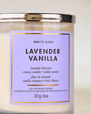 Lavender Vanilla Single Wick Candle