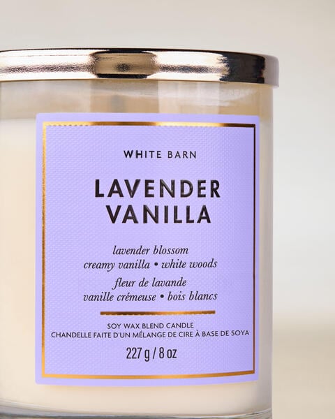 Chandelle à une mèche Lavender Vanilla