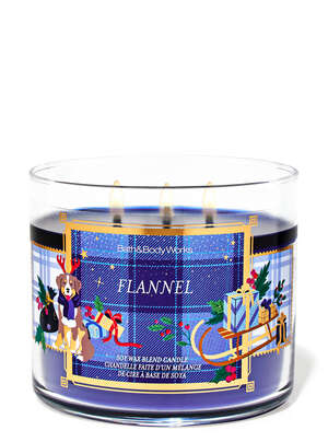 Flannel 3-Wick Candle