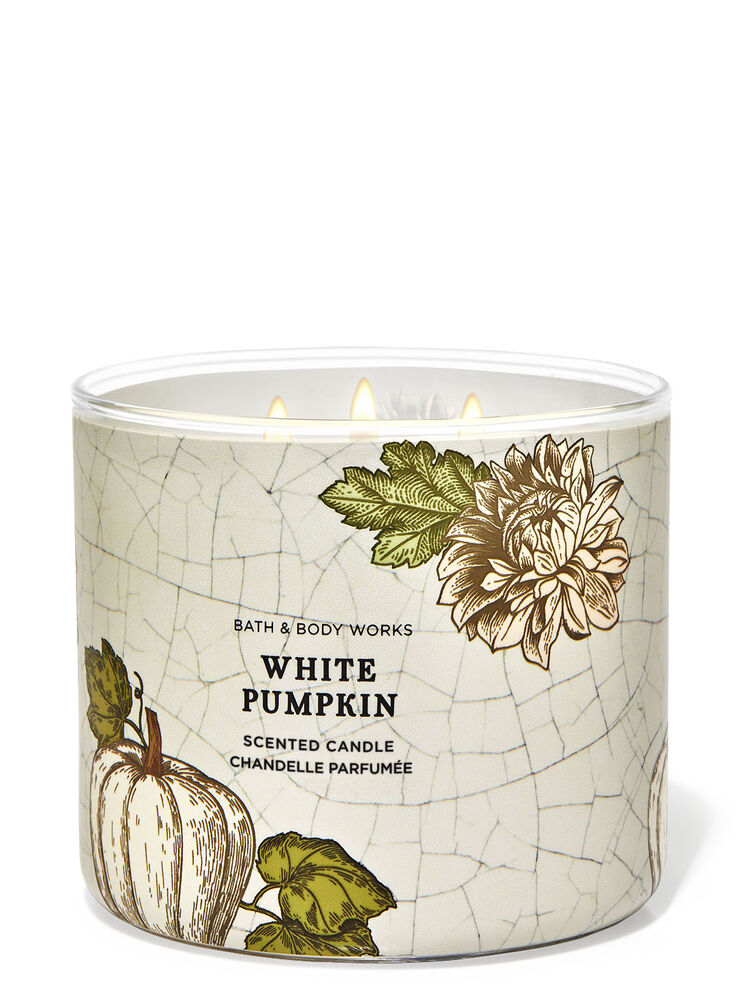 White Pumpkin 3-Wick Candle