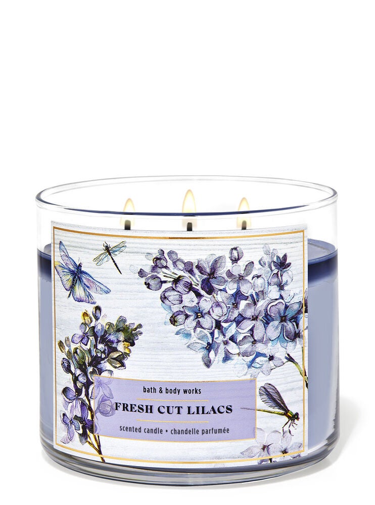 Fresh Cut Lilacs 3Wick Candle Bath and Body Works