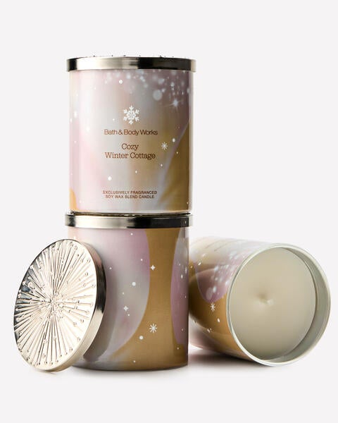 Cozy Winter Cottage Single Wick Candle
