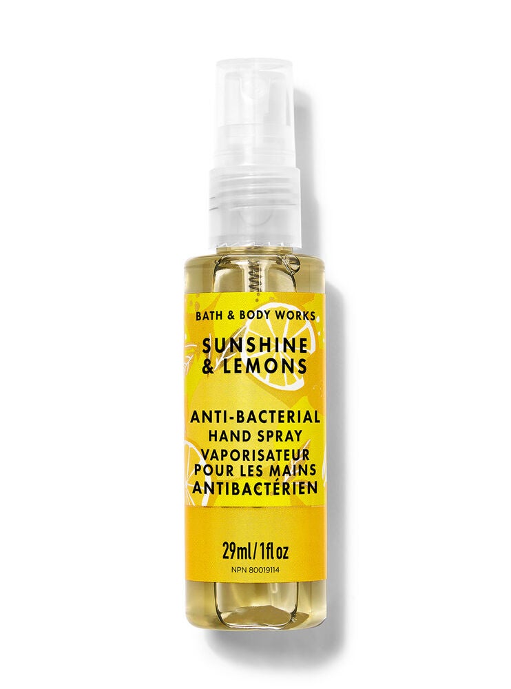 Sunshine & Lemons Hand Sanitizer Spray | Bath and Body Works