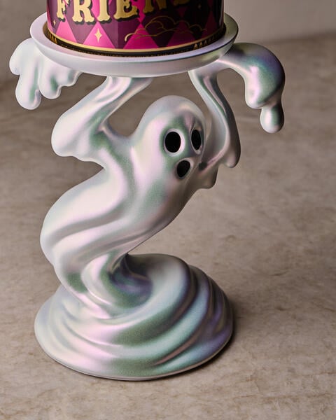Porte-chandelle à 3 mèches Piédestal fantôme fondant