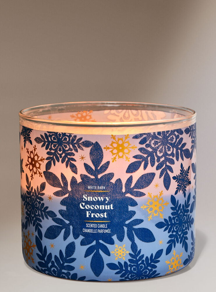 Snowy Coconut Frost 3-Wick Candle Image 1