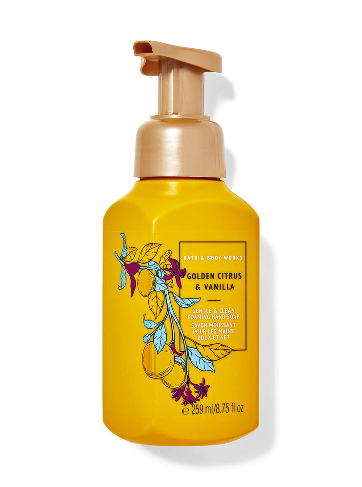 Golden Citrus & Vanilla Gentle & Clean Foaming Hand Soap