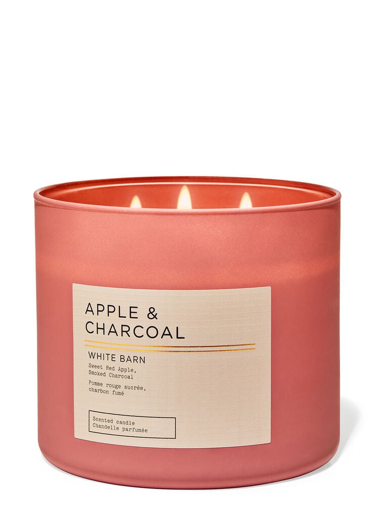 Apple & Charcoal 3-Wick Candle