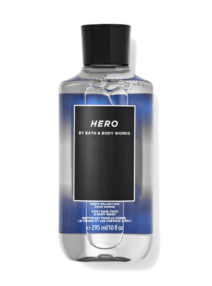 Hero 3-in-1 Hair, Face & Body Wash