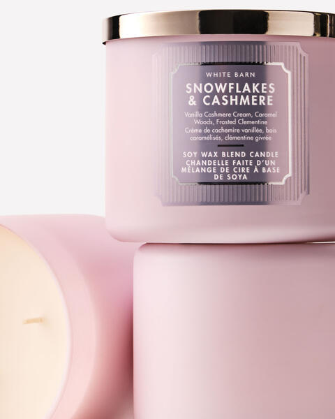 Snowflakes & Cashmere 3-Wick Candle