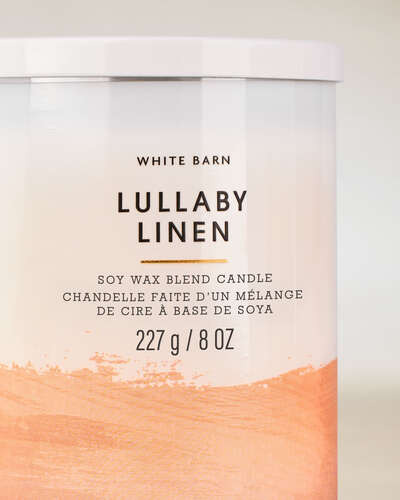 Lullaby Linen Single Wick Candle