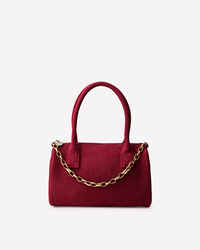 Burgundy Handbag Cosmetic Bag