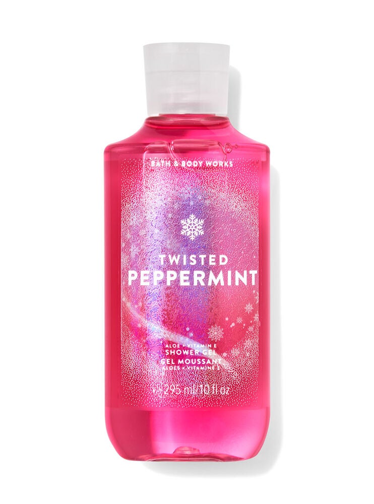 Twisted Peppermint Shower Gel Bath and Body Works