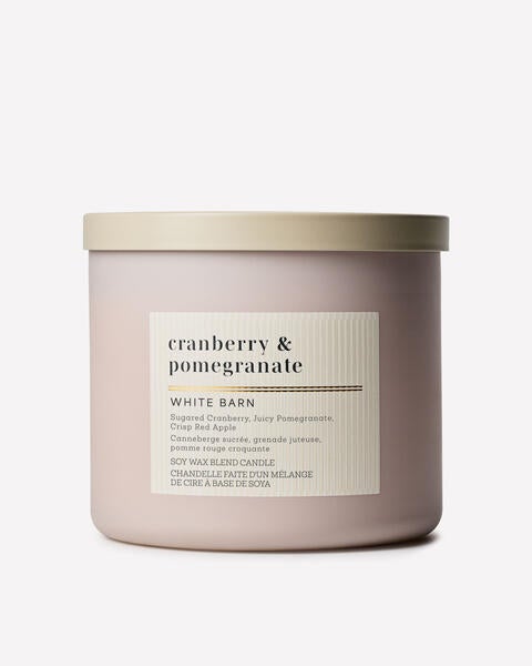 Cranberry & Pomegranate 3-Wick Candle