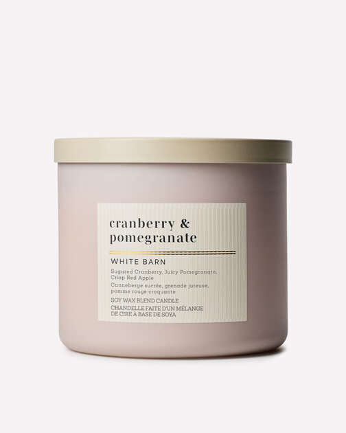 Cranberry & Pomegranate 3-Wick Candle