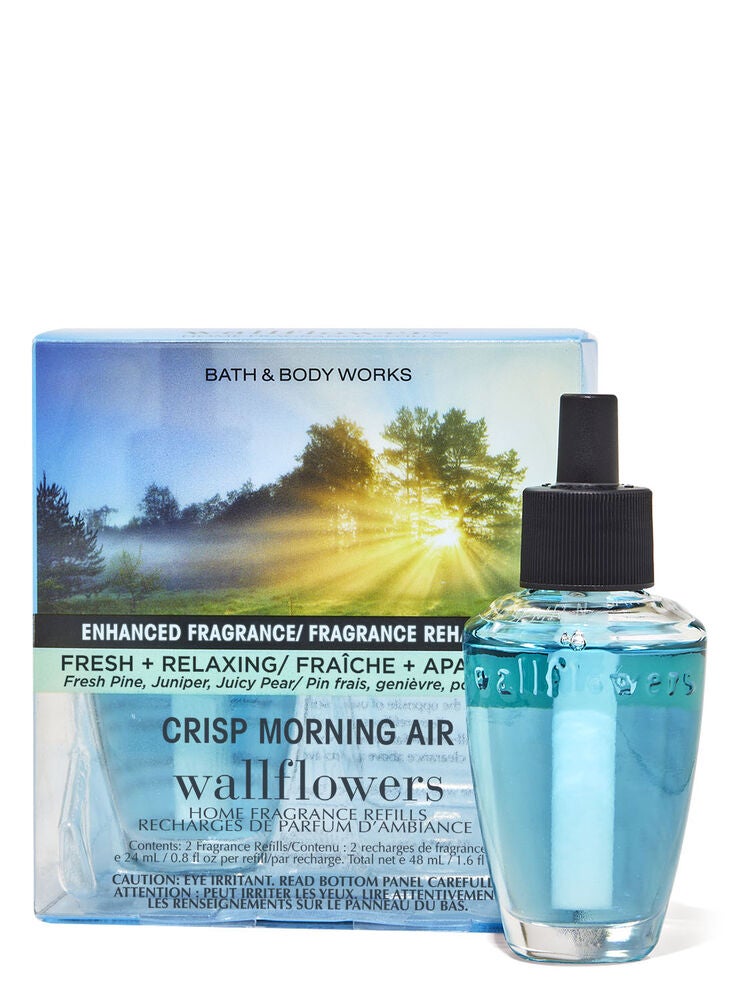 Crisp Morning Air Wallflowers Fragrance Refills, 2Pack Bath and Body Works