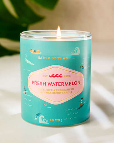 Fresh Watermelon Single Wick Candle
