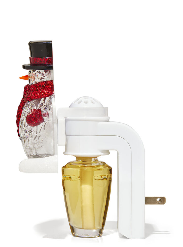 Fiber Optic Snowman Nightlight Wallflowers Fragrance Plug Image 3