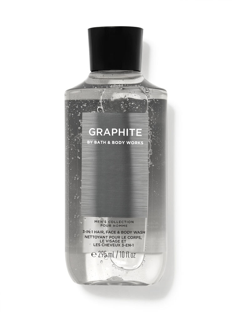 Graphite 3-in-1 Hair, Face & Body Wash