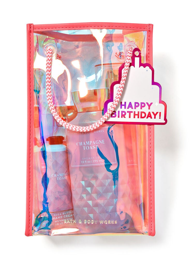Champagne Toast Gift Bag Set Bath and Body Works