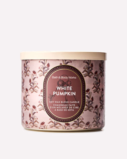 White Pumpkin 3-Wick Candle