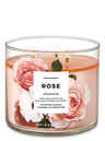 Rose 3-Wick Candle