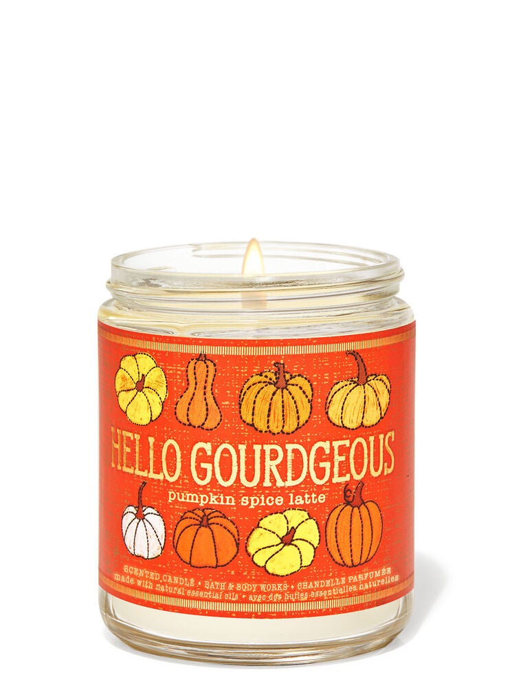 Pumpkin Spice Latte Single Wick Candle Bath and Body Works