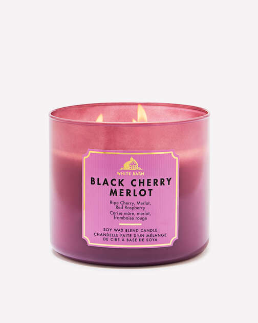 Black Cherry Merlot 3-Wick Candle
