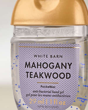 Mahogany Teakwood PocketBac Hand Sanitizer