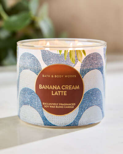 Banana Cream Latte 3-Wick Candle