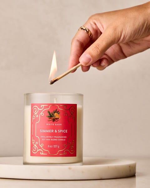 Chandelle à une mèche Simmer & Spice