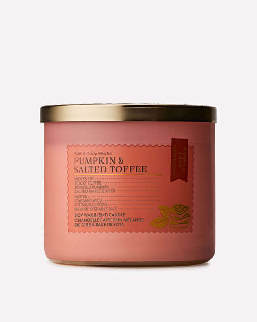 Pumpkin & Salted Toffee 3-Wick Candle