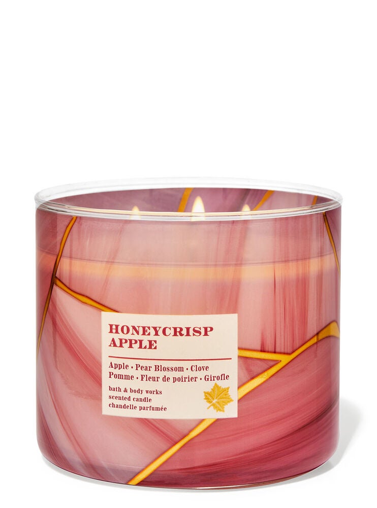 Honeycrisp Apple 3Wick Candle Bath and Body Works