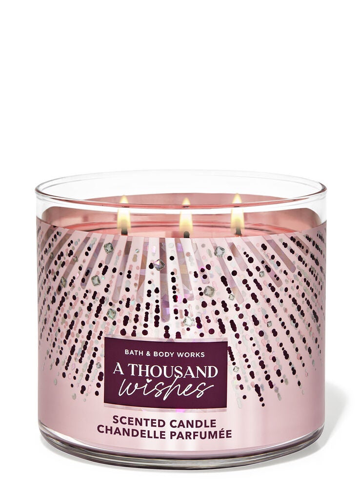 A Thousand Wishes 3Wick Candle Bath and Body Works