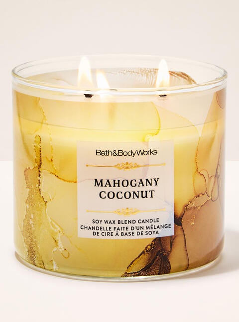 Mahogany Coconut 3-Wick Candle