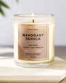 Chandelle à une mèche Mahogany Vanilla