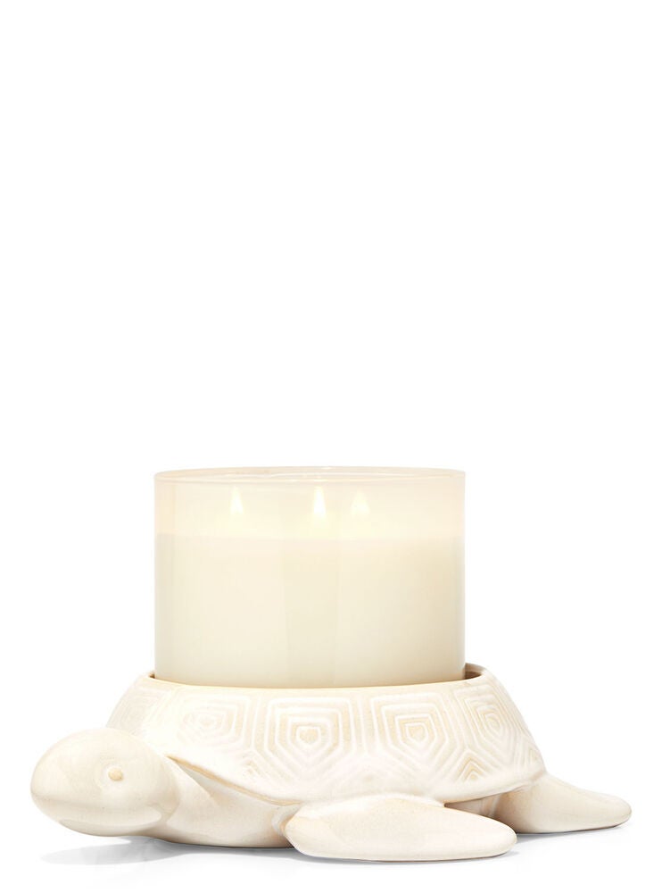 Ceramic Sea Turtle 3Wick Candle Holder Bath and Body Works