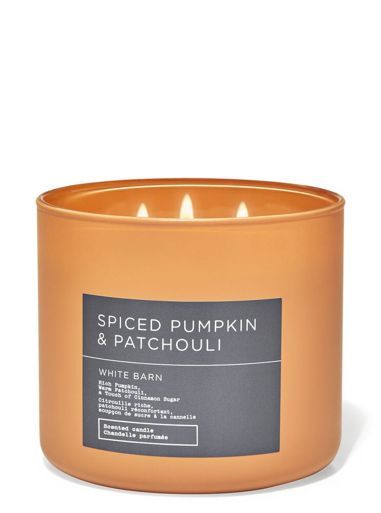 Spiced Pumpkin & Patchouli 3-Wick Candle