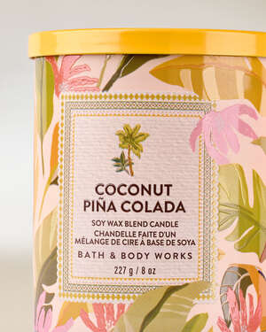 Coconut Piña Colada Single Wick Candle