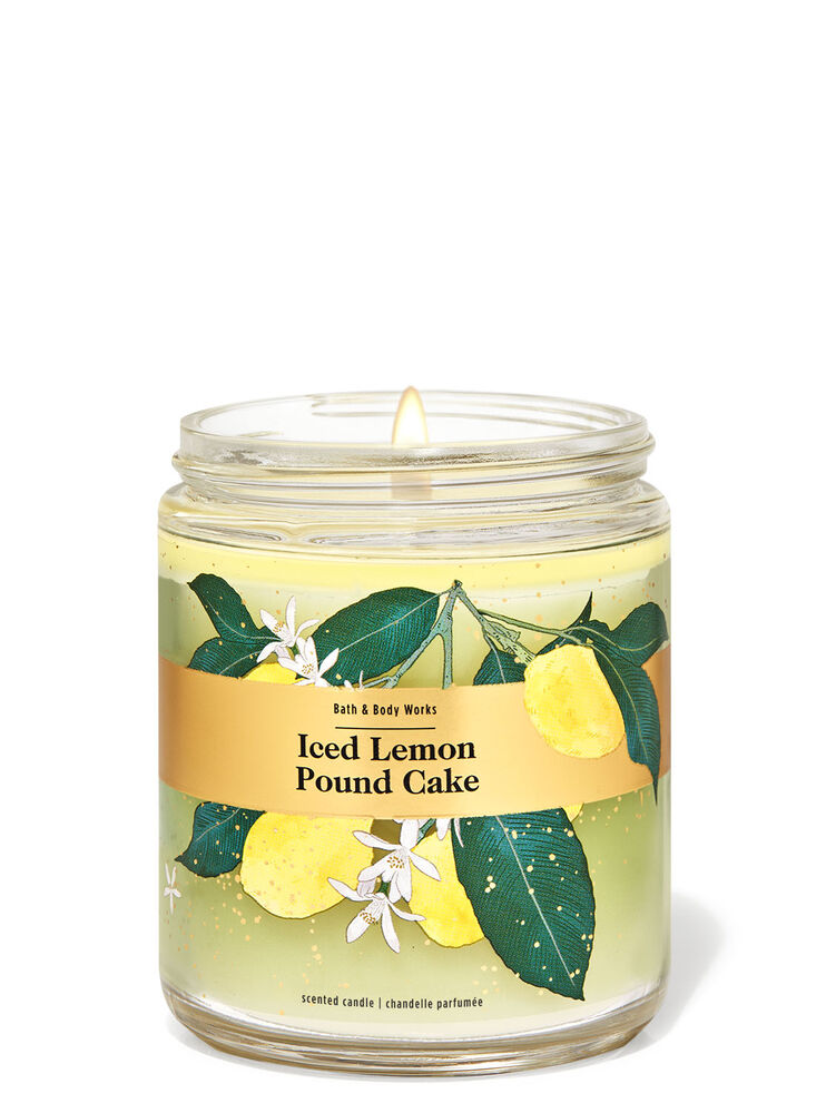 Iced Lemon Pound Cake Single Wick Candle